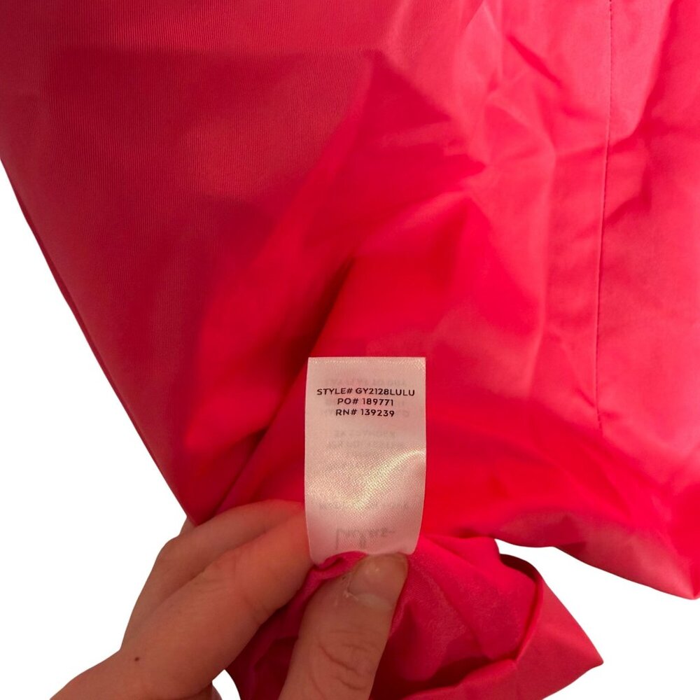 Lulus Totally Haute Pink Satin Pleated Off-the-Shoulder Mini Dress Size M NWT! - Picture 5 of 6